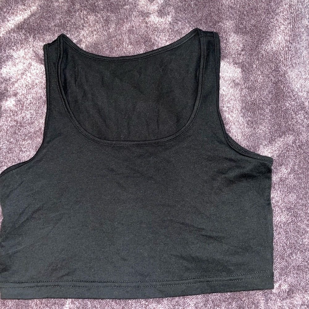 Black shein tank top